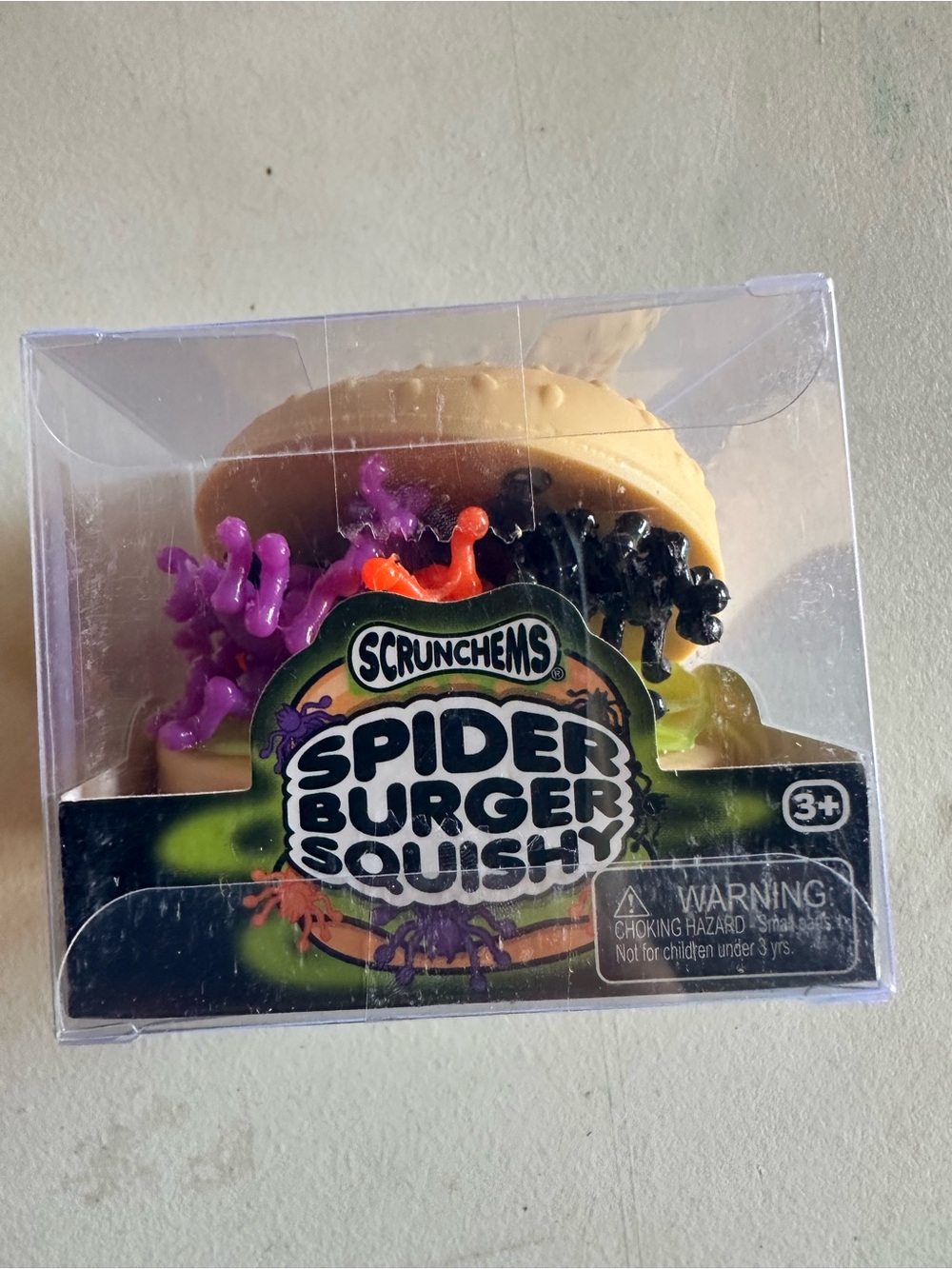 Scrunchems Spider Burger Squishy